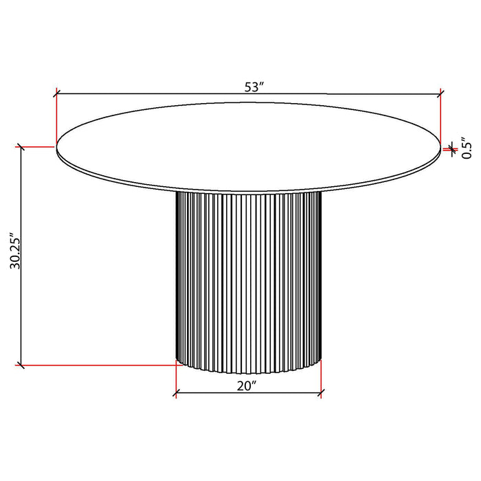 Acadia Dining Table - Home Discount Furniture - NJ-linden