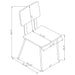 Calla Side Chair - Home Discount Furniture - NJ-linden