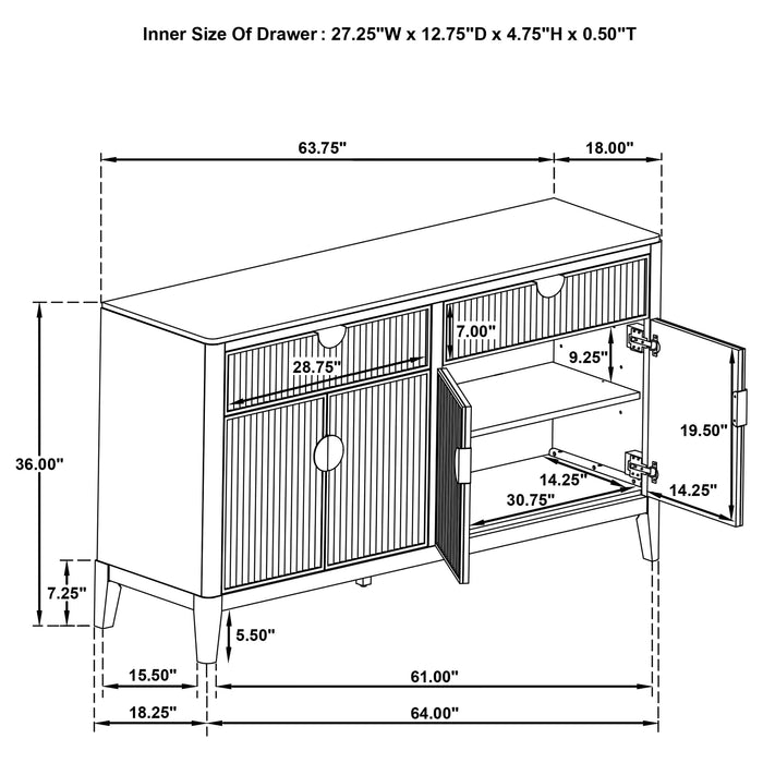 Brookmead Sideboard - Home Discount Furniture - NJ-linden