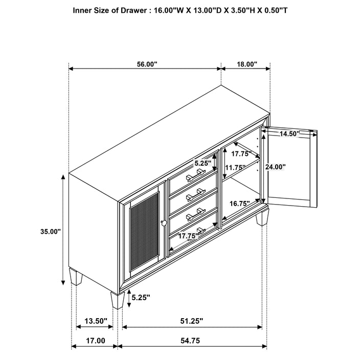 Matisse Sideboard - Home Discount Furniture - NJ-linden