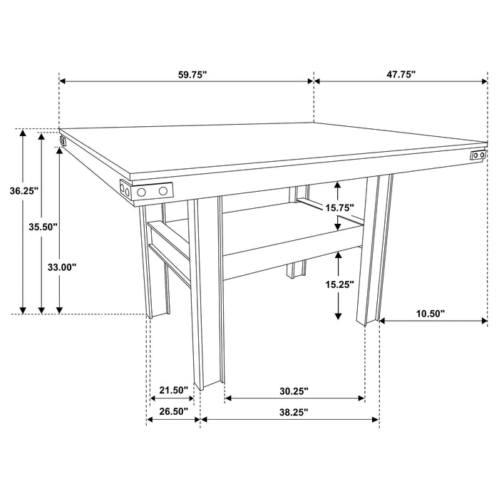 Patterson Counter Height Dining Table - Home Discount Furniture - NJ-linden
