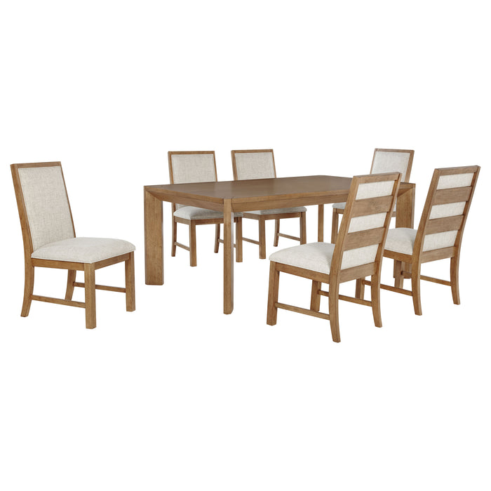 Bruner 7 Pc Dining Set - Home Discount Furniture - NJ-linden