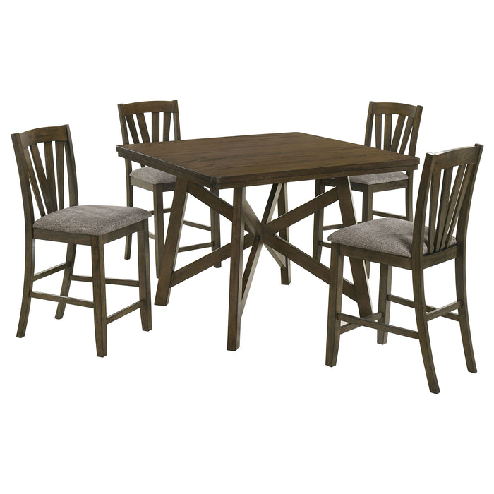 Canfield 5 Pc Counter Height Dining Set - Home Discount Furniture - NJ-linden