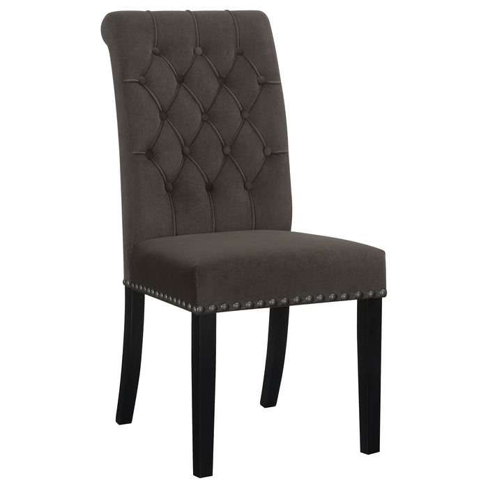 Alana Upholstered Tufted Side Chairs with Nailhead Trim (Set of 2) - Home Discount Furniture - NJ-linden