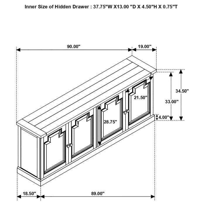 Florence Sideboard - Home Discount Furniture - NJ-linden
