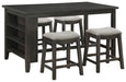 Elliston 5 Pc Counter Height Dining Set - Home Discount Furniture - NJ-linden