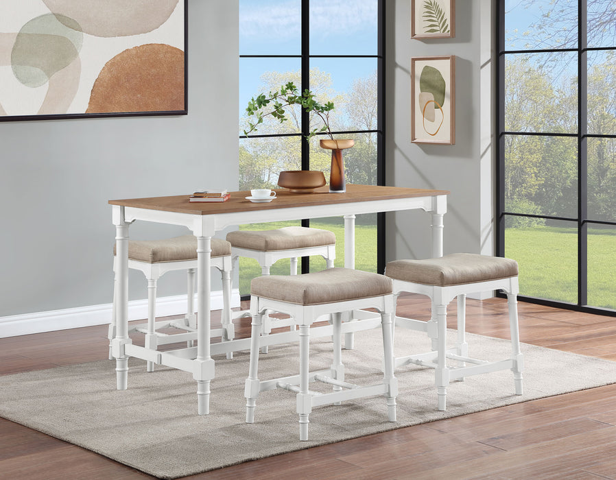 Martina 5 Pc Counter Height Dining Set - Home Discount Furniture - NJ-linden