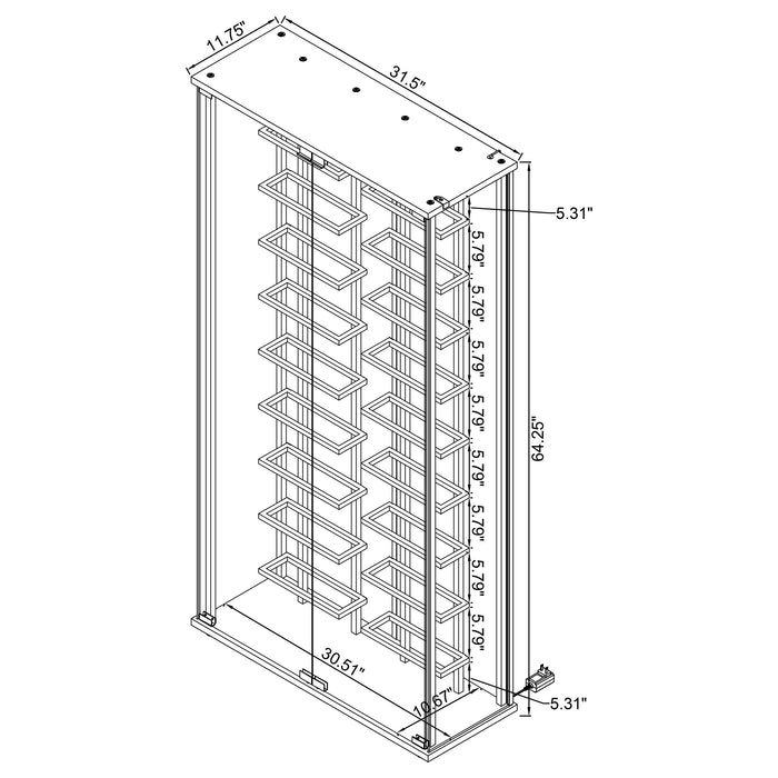 Montara Bar & Wine Cabinet - Home Discount Furniture - NJ-linden