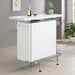 Acosta Rectangular Bar Unit with Footrest and Glass Side Panels - Home Discount Furniture - NJ-linden