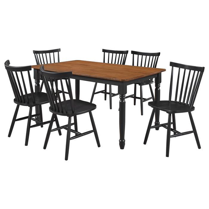 Hollyoak 7 Pc Dining Set - Home Discount Furniture - NJ-linden