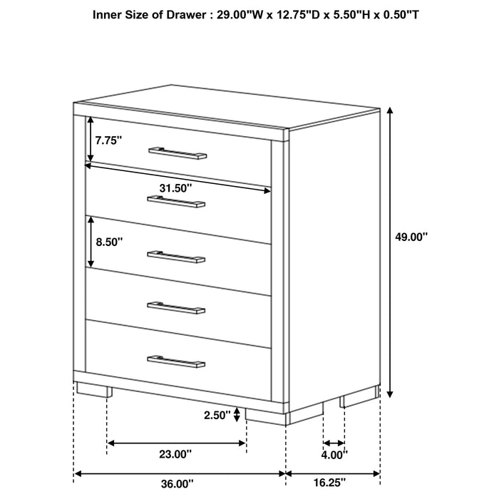 Jessica Chest - Home Discount Furniture - NJ-linden