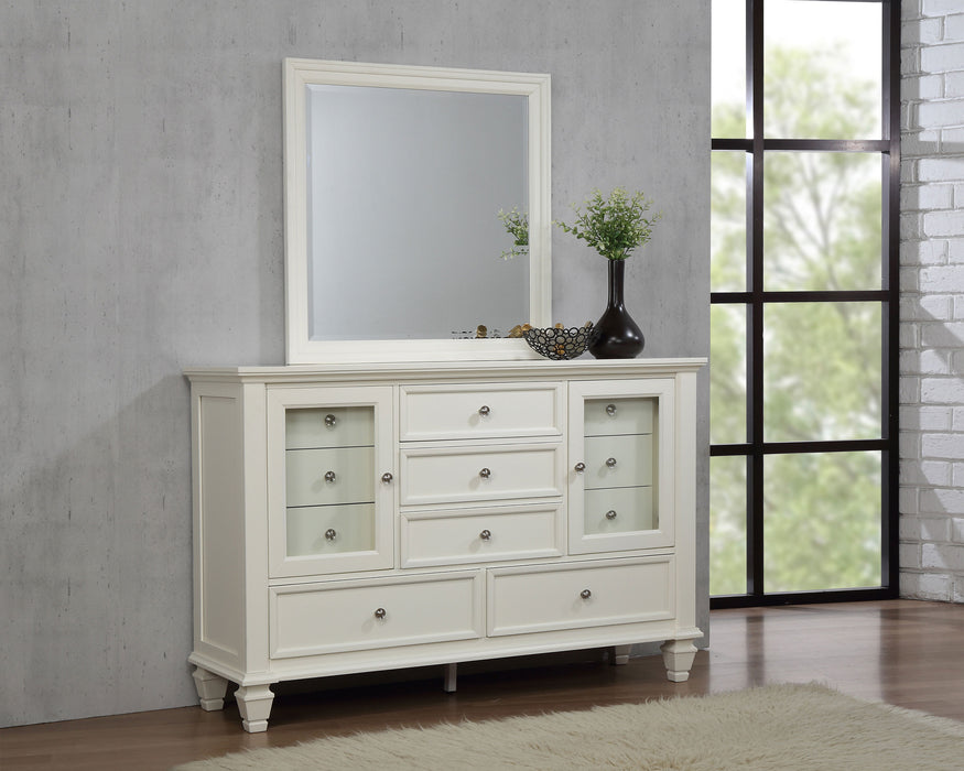 Sandy Beach Dresser With Mirror - Home Discount Furniture - NJ-linden