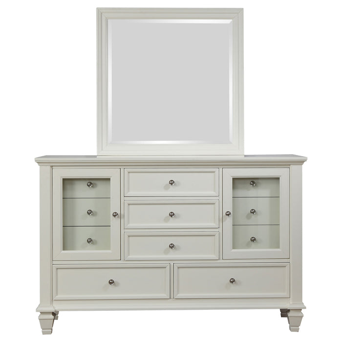 Sandy Beach Dresser With Mirror - Home Discount Furniture - NJ-linden
