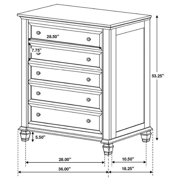 Sandy Beach Chest - Home Discount Furniture - NJ-linden