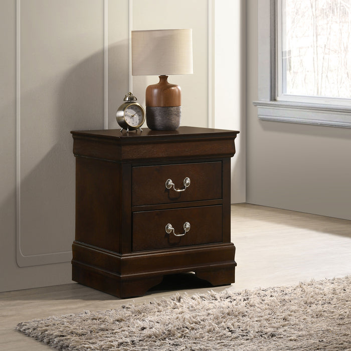 Louis Philippe Nightstand - Home Discount Furniture - NJ-linden