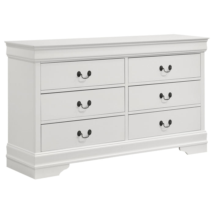Louis Philippe 5 Pc Bedroom Set - Home Discount Furniture - NJ-linden