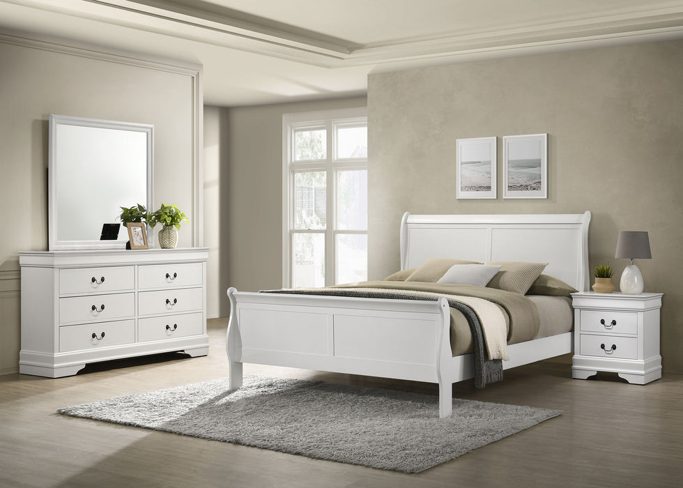 Louis Philippe 4 Pc Bedroom Set - Home Discount Furniture - NJ-linden
