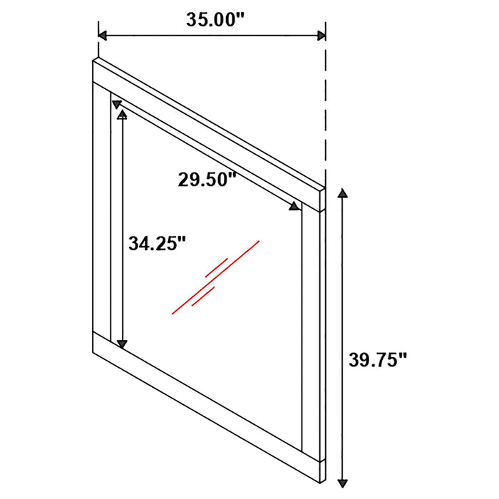 Jessica Dresser Mirror - Home Discount Furniture - NJ-linden