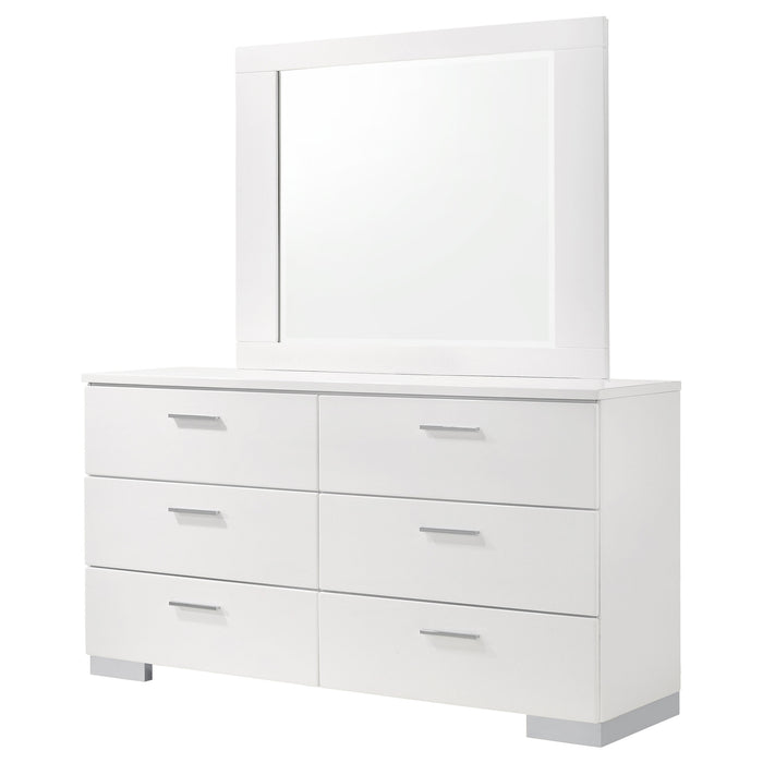 Felicity Dresser With Mirror - Home Discount Furniture - NJ-linden