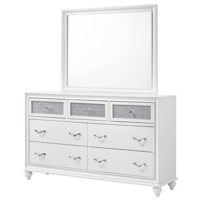 Barzini Dresser With Mirror - Home Discount Furniture - NJ-linden