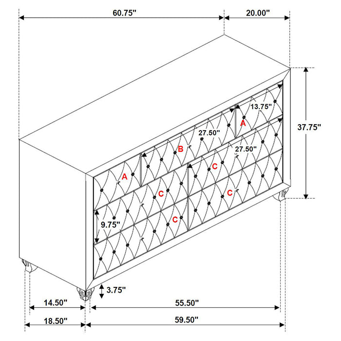 Deanna Dresser - Home Discount Furniture - NJ-linden