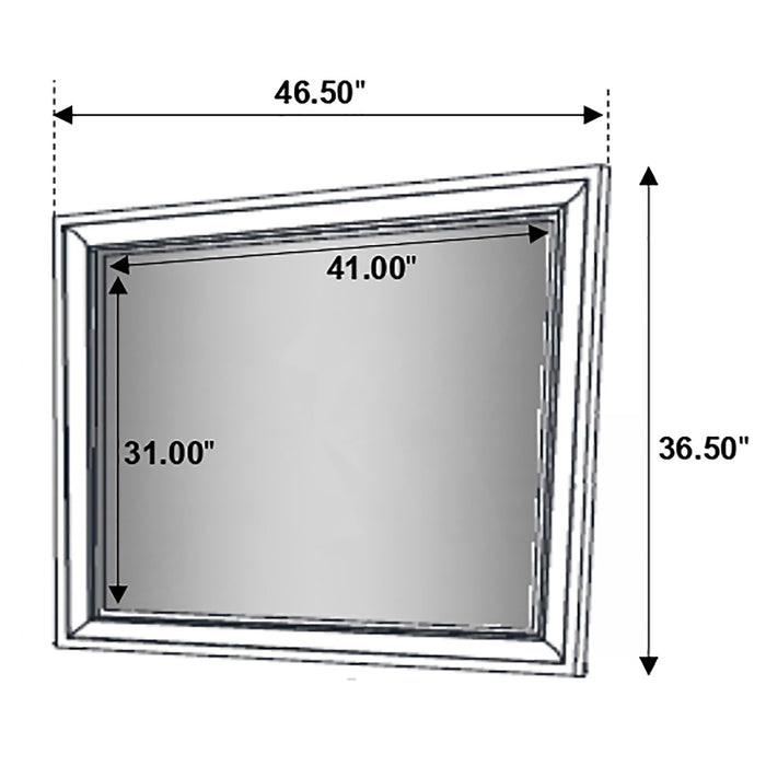 Miranda Dresser Mirror - Home Discount Furniture - NJ-linden