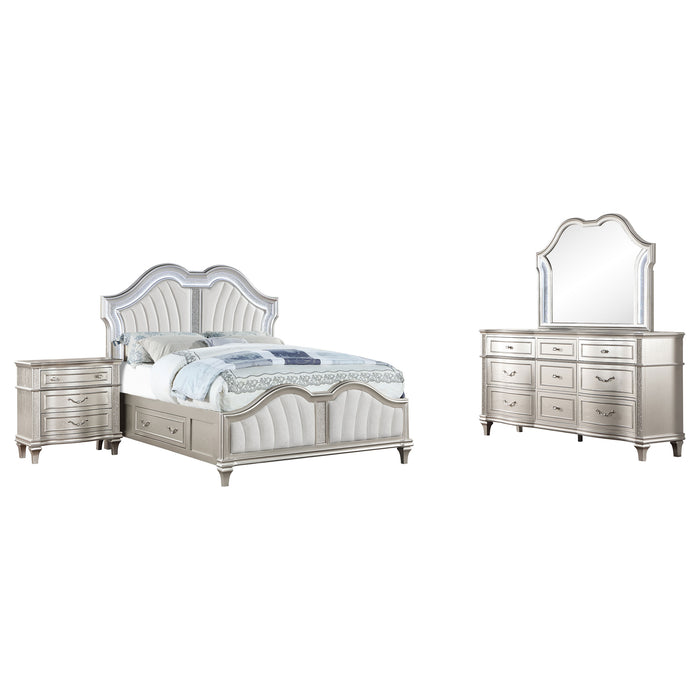 Evangeline 4 Pc Bedroom Set - Home Discount Furniture - NJ-linden