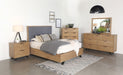 Taylor Bedroom Set Light Honey Brown and Grey - Home Discount Furniture - NJ-linden