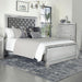 Eleanor Upholstered Tufted Bed Metallic - Home Discount Furniture - NJ-linden
