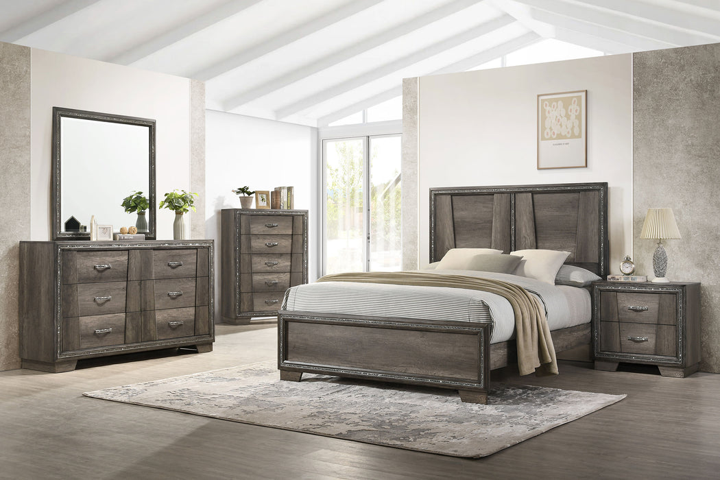 Janine Bedroom Set Grey - Home Discount Furniture - NJ-linden