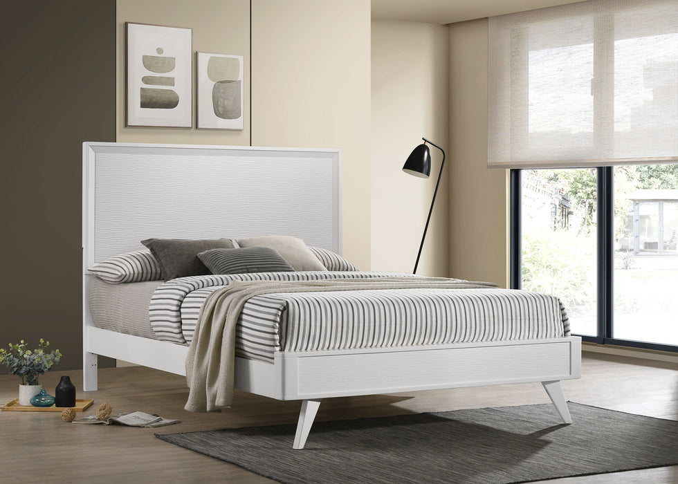 Janelle Panel Bed White - Home Discount Furniture - NJ-linden