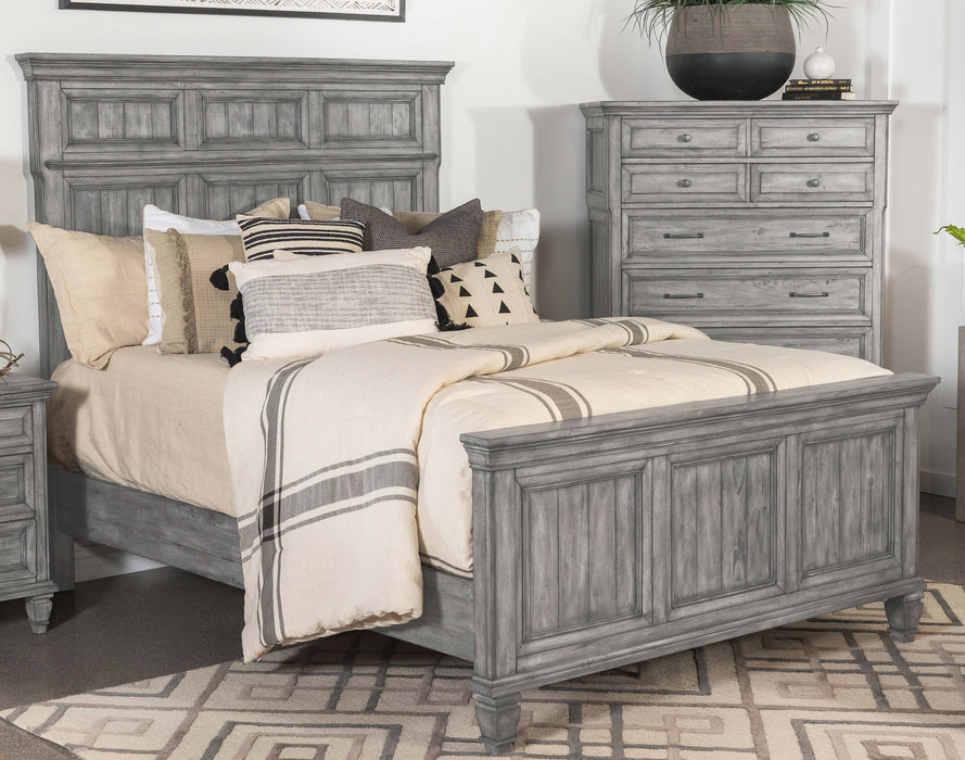 Avenue Panel Bed Grey - Home Discount Furniture - NJ-linden