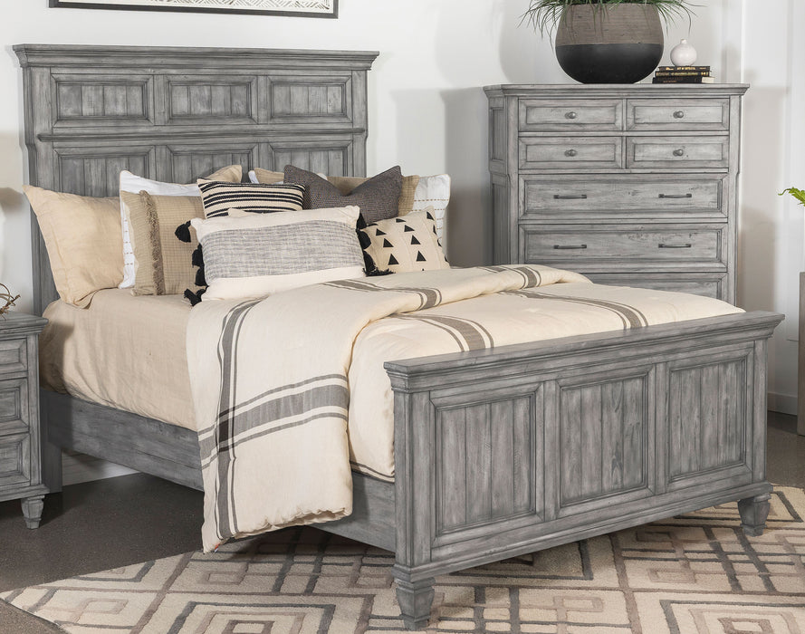 Avenue Panel Bed Grey - Home Discount Furniture - NJ-linden