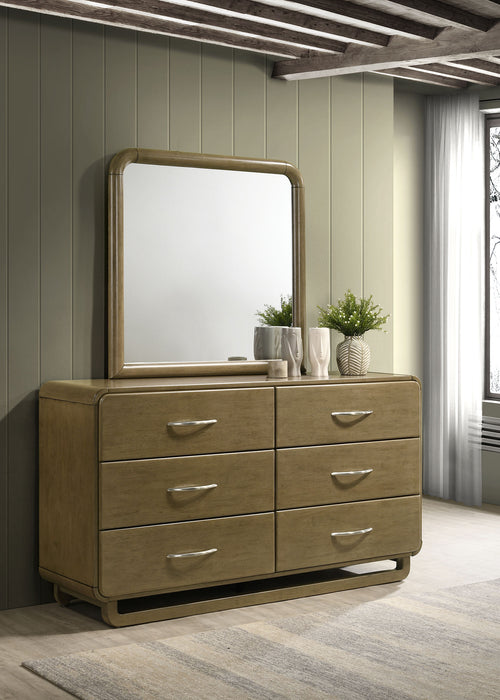 Amsbury Dresser With Mirror - Home Discount Furniture - NJ-linden