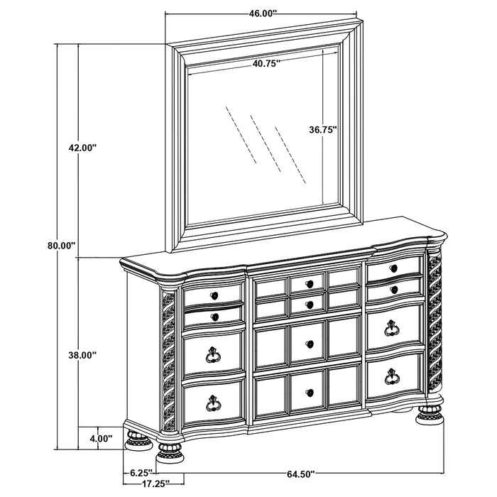 Emmett Dresser With Mirror - Home Discount Furniture - NJ-linden