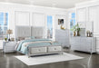 Larue Tufted Bedroom Set Silver - Home Discount Furniture - NJ-linden