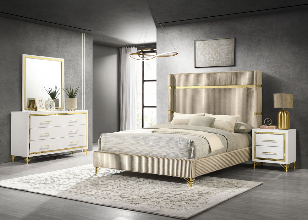 Lucia 4 Pc Bedroom Set - Home Discount Furniture - NJ-linden