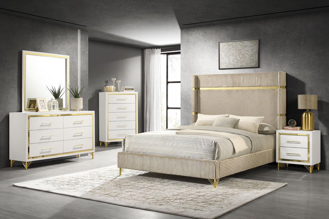 Lucia 5 Pc Bedroom Set - Home Discount Furniture - NJ-linden