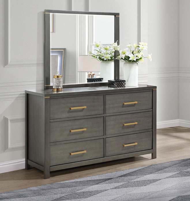 Kieran Dresser With Mirror - Home Discount Furniture - NJ-linden