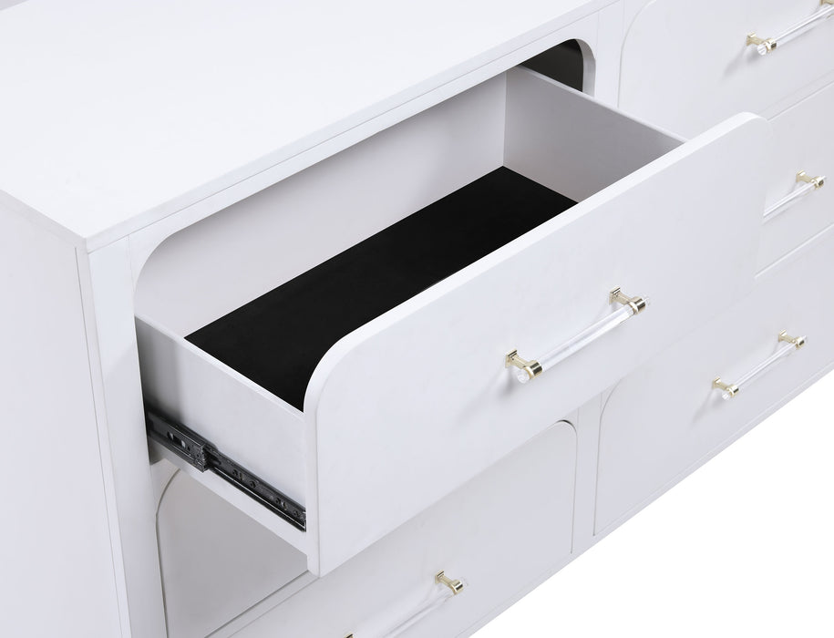 Anastasia Dresser With Mirror - Home Discount Furniture - NJ-linden