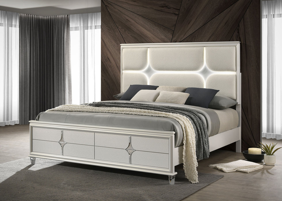 Olivia Eastern King Bed - Home Discount Furniture - NJ-linden
