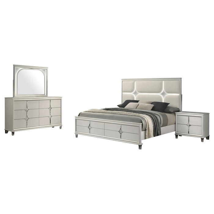 Olivia 4 Pc Bedroom Set - Home Discount Furniture - NJ-linden