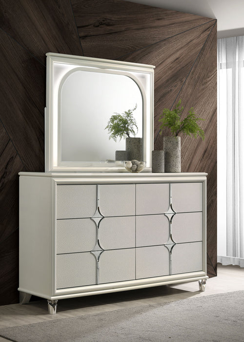 Olivia Dresser With Mirror - Home Discount Furniture - NJ-linden