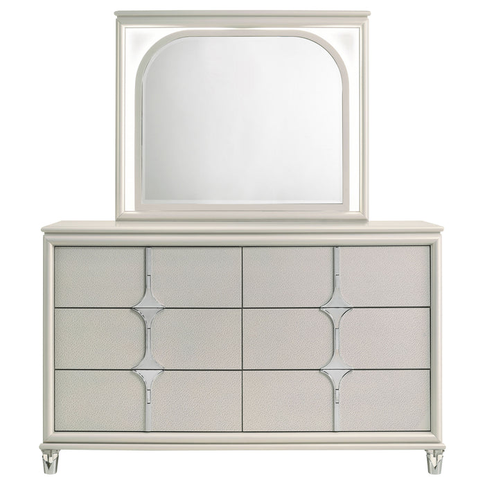Olivia Dresser With Mirror - Home Discount Furniture - NJ-linden