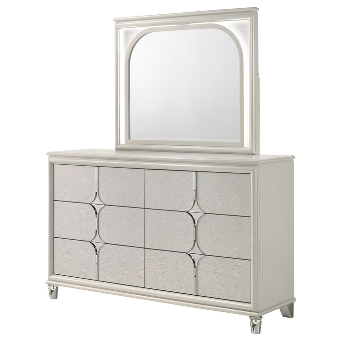 Olivia Dresser With Mirror - Home Discount Furniture - NJ-linden