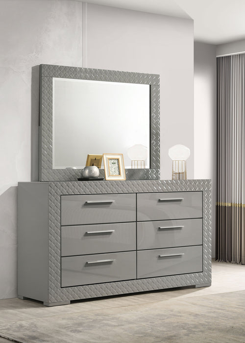 Ives Dresser With Mirror - Home Discount Furniture - NJ-linden