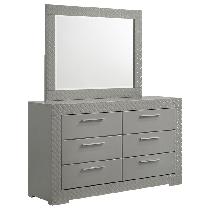 Ives Dresser With Mirror - Home Discount Furniture - NJ-linden