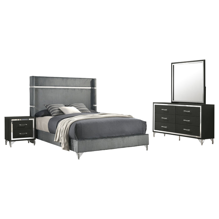 Lucia 4 Pc Bedroom Set - Home Discount Furniture - NJ-linden