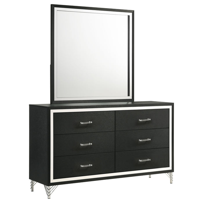 Lucia Dresser With Mirror - Home Discount Furniture - NJ-linden
