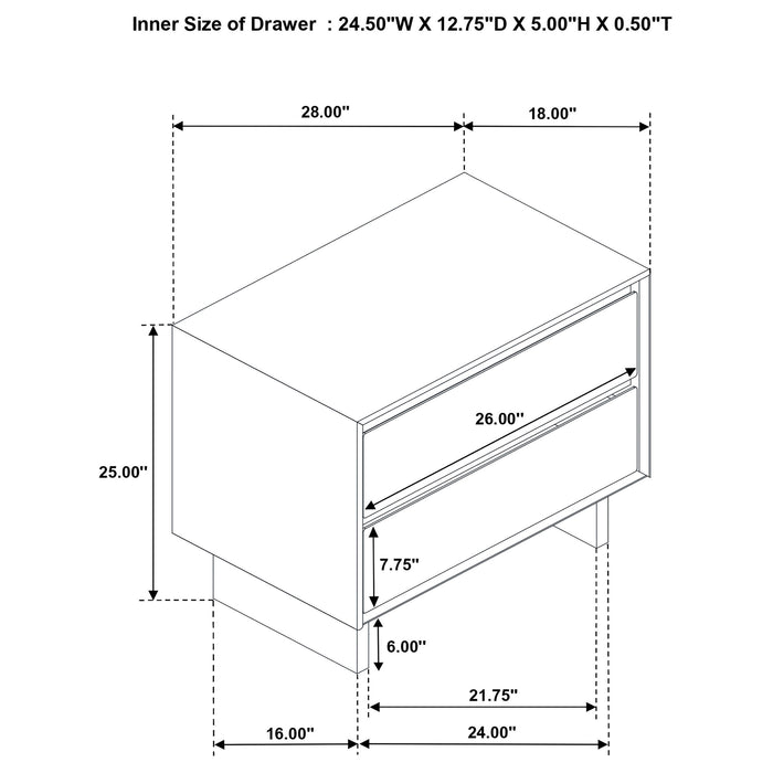 Glenwood Nightstand - Home Discount Furniture - NJ-linden